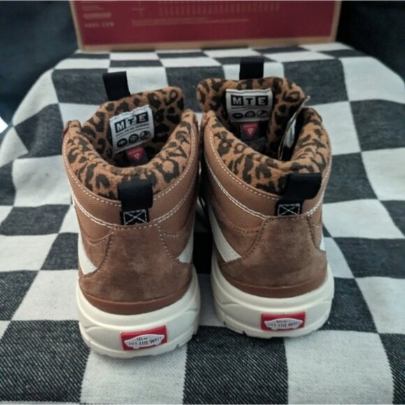 Vans UltraRange Exo Mte 1 High Women 5 Brown White Leopard UltraCush GF 112025 - Picture 10 of 14